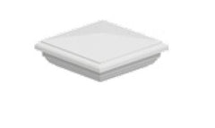 English style cap for Vertical Paling Hamptons fence post