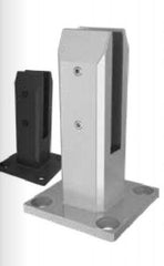 Pool Fence Spigot, Matt Black, Polished or Satin Stainless SS2205, Core Drill or Base Plated
