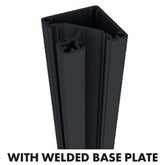 AUSTRALIS DELUXE BALUSTRADE - 90 Degrees BASE PLATED POST 1050mm