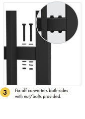 Aluminium Blade Pool Fence - GATE - 975Wx1200H - Black