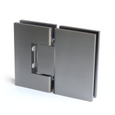 FORGE SHOWER HINGE GLASS TO GLASS 180 Degrees 10mm glass - Gunmetal