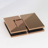 FORGE Shower Screen Hinge GLASS TO GLASS 180 Degrees 10mm glass - Rose Gold / Copper