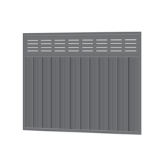 Colorbond Slat FX Gate - 1720mm x 1800mm 2x Sheets, 2x Stiles, 3x Rails, 1x Infill sheet, Screws.