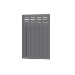 Colorbond Slat FX Gate - 930 x 1500mm 1x Sheet, 2x Stiles, 3x Rails, 1x Infill sheet, Screws.