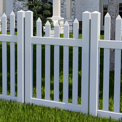 NEWPORT PVC 1000mm W x 1200mm H GATE, 7 Year Warranty, Picket Gate