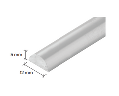 Chrome - Frameless Glass Corner Shower Screen  - 2000mm high, 10mm Toughened Glass