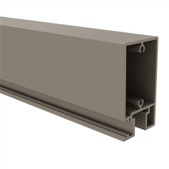 Slatted Gate Top and Bottom Rail, Gate Extrusions 65mm x 50mm Horizontal Gate Rail 4800MM Long