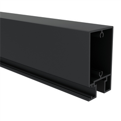 Slatted Gate Top and Bottom Rail, Gate Extrusions 65mm x 50mm Horizontal Gate Rail 4800MM Long