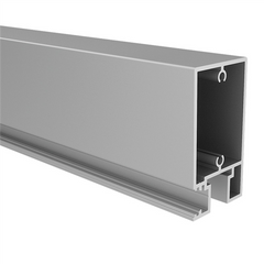 Slatted Gate Top and Bottom Rail, Gate Extrusions 65mm x 50mm Horizontal Gate Rail 4800MM Long