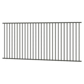 Homesafe Aluminium Flat Top Pool Fence Panel - 2400 x 1200mm WOODLAND GREY