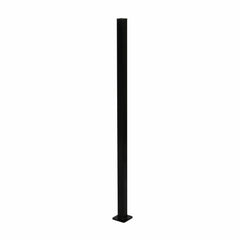 Aluminium Base Plated Pool Fence Post - 50 x 50mm x 1300mm, choice of colours
