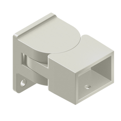 HOMESAFE - 38 x 25 Horizontal Adjustable Fence Bracket - Surfmist