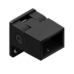 HOMESAFE - 38 x 25 Vertical Adjustable Fence Bracket - Satin Black