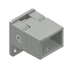 HOMESAFE - 38 x 25 Vertical Adjustable Fence Bracket - Shale Grey