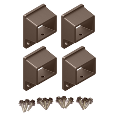 HOMESAFE Flat Top Pool Fencing Brackets - 38 x 25mm Fence Bracket - Standard - Jasper