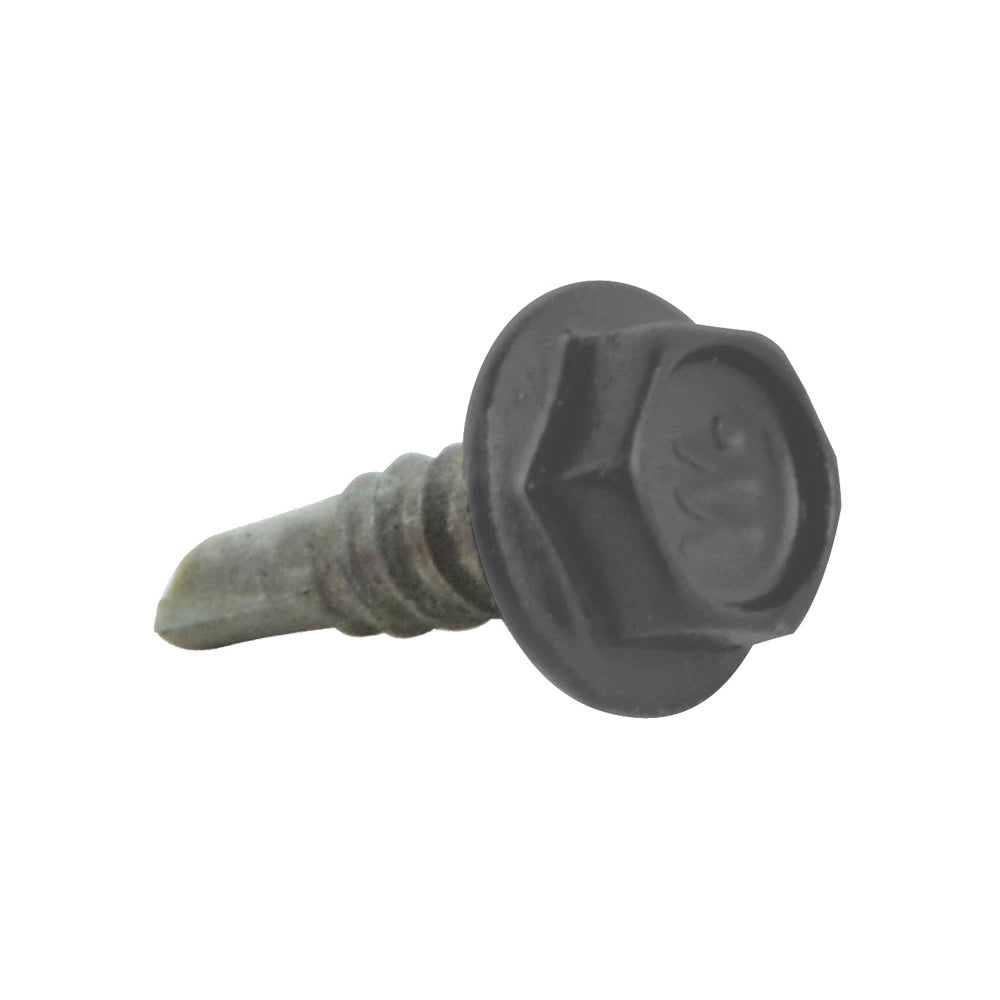 Oxworks Tek Screw - Galvanised Steel Powdercoated Head - 10-16 x 16 - Single - Image 1
