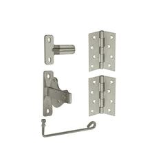 Coloursmart - Single Gate Kit,  2 x hinges and latch