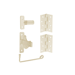 Coloursmart - Single Gate Kit,  2 x hinges and latch