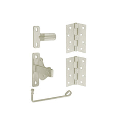 Coloursmart - Single Gate Kit,  2 x hinges and latch