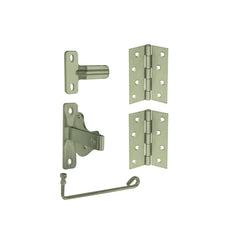 Coloursmart - Single Gate Kit,  2 x hinges and latch