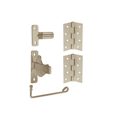 Coloursmart - Single Gate Kit,  2 x hinges and latch