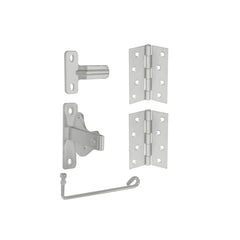 Coloursmart - Single Gate Kit,  2 x hinges and latch