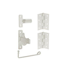 Coloursmart - Single Gate Kit,  2 x hinges and latch