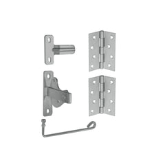 Coloursmart - Single Gate Kit,  2 x hinges and latch