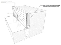 Composite fence bracket SuperBracket 90mmW x 610mmL