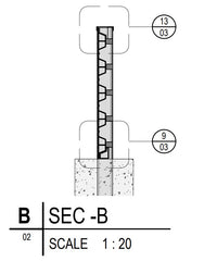 Composite fence bracket SuperBracket 90mmW x 610mmL