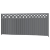 1500mm high x 3180mm Colorbond Lattice Fencing Panel 100% Australian Made, 4x Sheets, 2x Channel Posts, 3x Rails, 1x Infill sheet, Screws. - Image 1