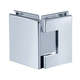 Adjustable Glass to Glass shower door hinge, Perth Series Glass-to-Glass 135 Degrees Hinge - Chrome