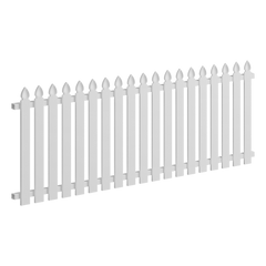 Aluminium 2035 x 900mm Colonial Picket Panel (Stonnington Speartop)