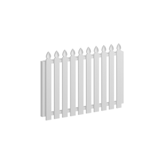 Aluminium 1090 x 900mm Colonial Picket Gate (Stonnington Speartop)