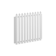 Aluminium 1090 x 1200mm Colonial Picket Gate (Stonnington Speartop)