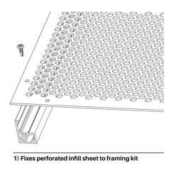 10g x 16mm - Self Drilling Wafer Screws - Bag of 50, Great for our Perforated Pool Fencing - Image 3