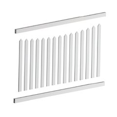 NORTH HAVEN PVC PANEL KIT, 7 Year Warranty, Classic Picket