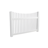 MELVILLE PVC 1800mm W x 1200mm H GATE, 7 Year Warranty, Picket Gate