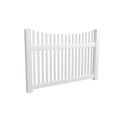 MELVILLE PVC 1800mm W x 1200mm H GATE, 7 Year Warranty, Picket Gate