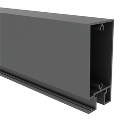 Slatted Gate Top and Bottom Rail, Extrusions 90MMx50MM Horizontal Gate Rail 4800MM Long