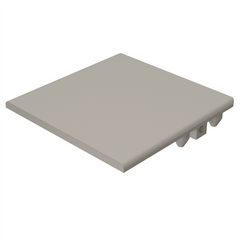Gate Extrusions Gate flat top cap 50x50MM Extruded aluminium