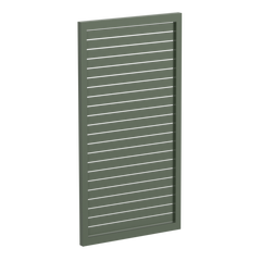 90 x 16mm Slatted Gate- Pre Fabricated Aluminium Slat Gate - 930mmW x 1800mmH