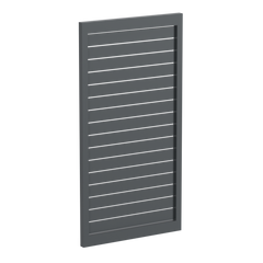 90 x 16mm Slatted Gate- Pre Fabricated Aluminium Slat Gate - 930mmW x 1800mmH