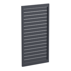 90 x 16mm Slatted Gate- Pre Fabricated Aluminium Slat Gate - 930mmW x 1800mmH