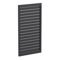 90 x 16mm Slatted Gate- Pre Fabricated Aluminium Slat Gate - 930mmW x 1800mmH