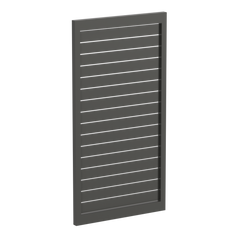 90 x 16mm Slatted Gate- Pre Fabricated Aluminium Slat Gate - 930mmW x 1800mmH