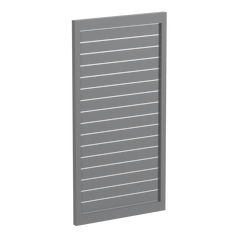 90 x 16mm Slatted Gate- Pre Fabricated Aluminium Slat Gate - 930mmW x 1800mmH