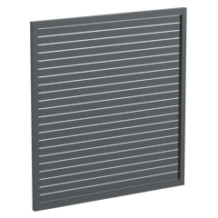 90 x 16mm Slatted Gate - Pre Fabricated Aluminium Slat Gate - 1720mmW x 1800mmH