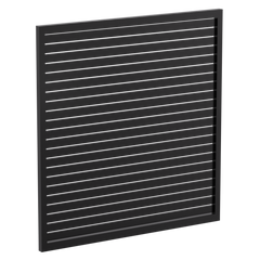 90 x 16mm Slatted Gate - Pre Fabricated Aluminium Slat Gate - 1720mmW x 1800mmH