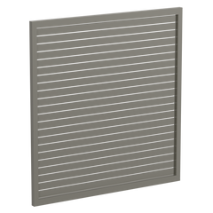 90 x 16mm Slatted Gate - Pre Fabricated Aluminium Slat Gate - 1720mmW x 1800mmH
